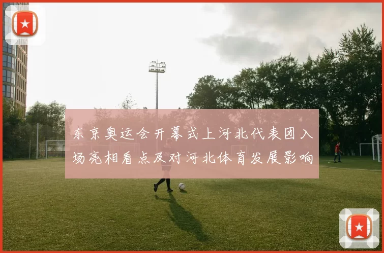 东京奥运会开幕式上河北代表团入场亮相看点及对河北体育发展影响